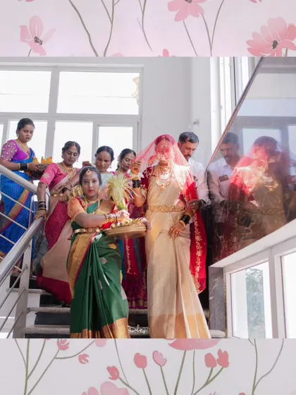 The bride's grand entrance, a key moment in every wedding that I love to capture.