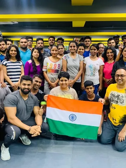 Celebrating Independence Day with the members of Kitty's Muscle Planet. We believe that a nation of fit people is a healthy nation.
