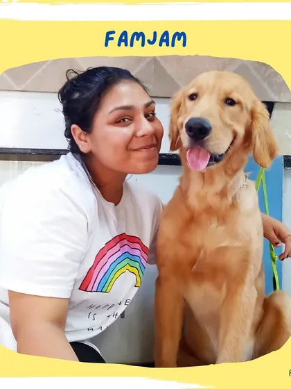 All smiles after a successful grooming session! We love building a bond with both the pets and the pet parents we serve.