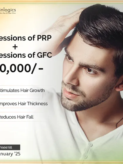 Our Republic Day special includes a combination package of three PRP sessions and three GFC sessions. This is designed for those seeking a comprehensive approach to combat hair loss by stimulating growth and improving hair thickness.