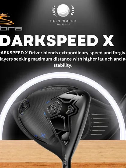 The Darkspeed X Driver is for players seeking a combination of exceptional speed and forgiveness.