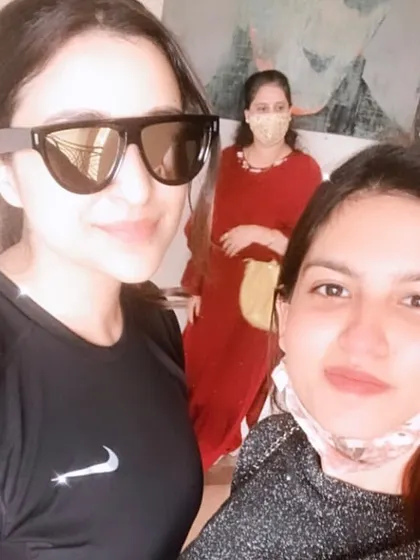 A selfie with the wonderful Parineeti Chopra after I had the pleasure of creating plated desserts for her. It's always a pleasure to serve my creations to people I admire.