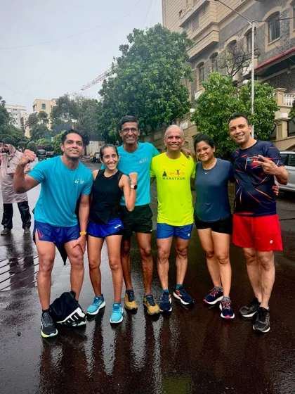 All smiles and strong poses during our Sunday run. The camaraderie in our group makes even the toughest runs enjoyable.