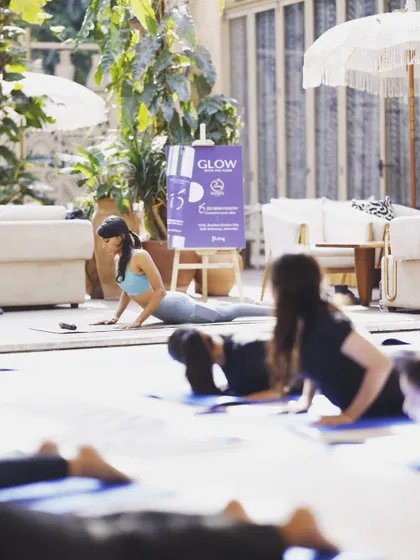 A beautiful, sunlit yoga session. This month was filled with universal blessings that shined a light on this beautiful path I'm on.