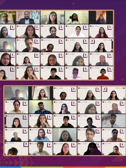 A screenshot from our virtual CAM Gurukul program, welcoming the second batch of law students to our Certificate Course on 'Introduction to Securities Law'. We are committed to nurturing the next generation of legal talent.