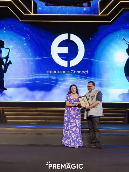 Another moment of gratitude, being felicitated on the grand stage of the WOW Awards. These accolades are a tribute to the trust my clients place in me.
