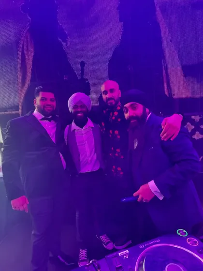 The crew behind the decks. A photo with the talented musicians who joined me for a set.