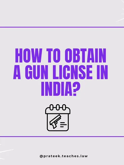 Obtaining a gun license in India is a detailed and strict process governed by the Arms Act. I provide a step-by-step guide covering everything from the eligibility criteria and application submission to the required police verification and training.