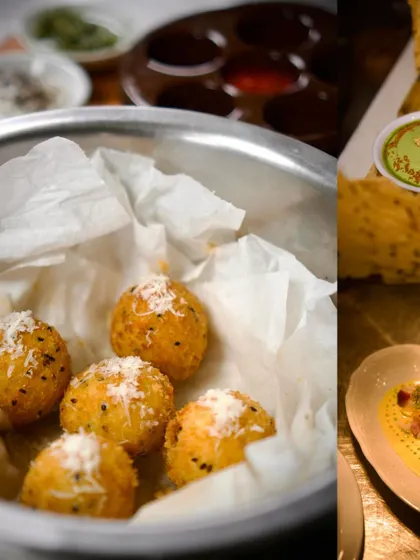 A preview of our new 2024 menu, featuring savoury bites like these arancini-style balls. We love testing new flavour combinations with our most loyal guests.