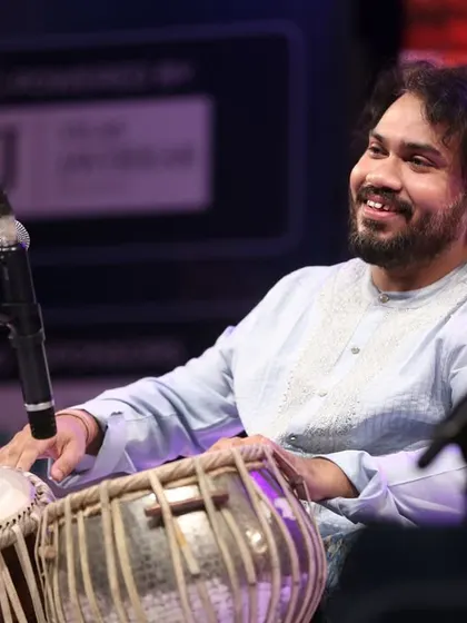 More pictures from my recent Tabla solo performance in Pune at the Swarzankar Music Festival. The city's knowledgeable audience always makes performing here a special experience.