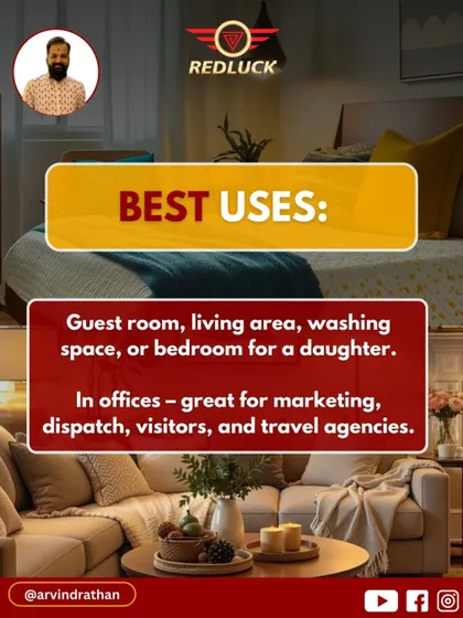 The North-West is best used for a guest room, living area, or a bedroom for a daughter. In offices, it's great for marketing and dispatch.