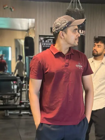 A candid shot in the gym.