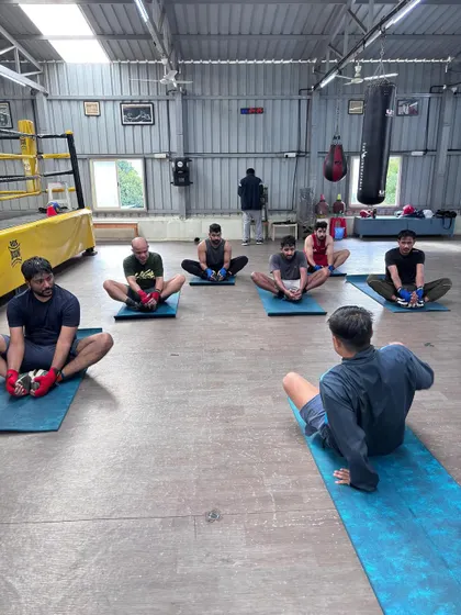 The butterfly stretch is excellent for opening up the hips and inner thighs. Better hip mobility means better footwork and more power in your punches.