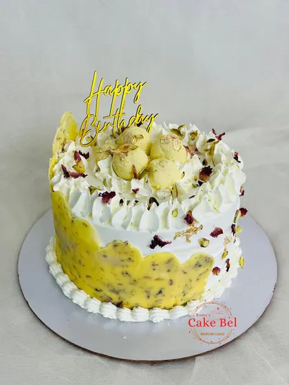 A delicious Rasmalai cake, a fusion dessert that's always a crowd-pleaser.