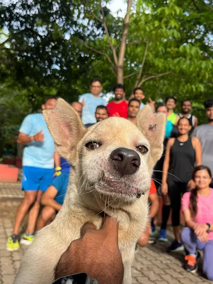 This little one wanted to be the star of the group photo, and we were happy to oblige. A perfect photobomb.