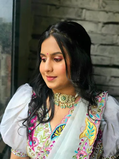 A beautiful shot of my schoolmate, all glammed up for a special occasion.