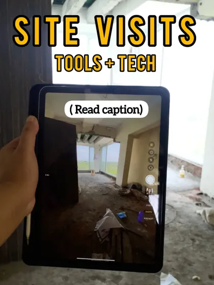Being prepared is key for an efficient site visit. I use a combination of old-school tools like paper and chalk, and modern tech like a tablet with a wide-angle camera and measurement apps to capture all necessary information accurately.
