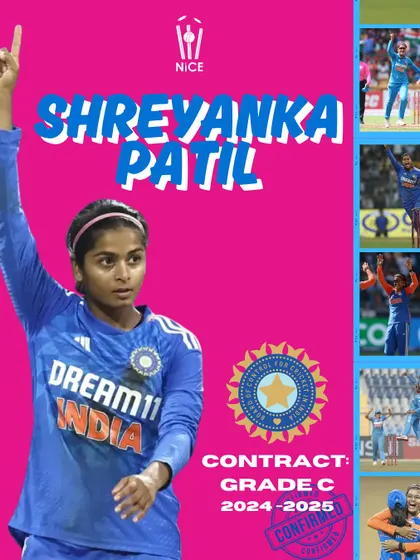 Securing a BCCI Grade C contract is a major milestone. This confirms Shreyanka Patil's place among the country's elite players, providing financial stability and recognition. We guide our players through these crucial career steps.