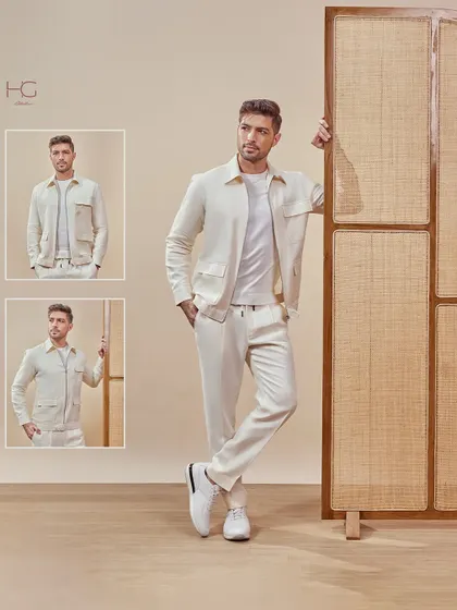 This all-white co-ord set, featuring a structured shacket and matching trousers, is my take on turning an everyday look into a statement. It’s clean, modern, and exceptionally versatile.