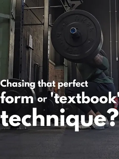 Are you chasing a 'perfect' or 'textbook' technique? It's a flawed goal. Individual variances mean there is no single correct way to move for everyone.