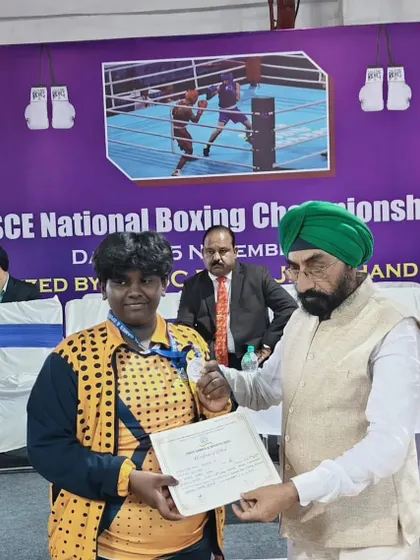 Congratulations to Sadhana for her silver medal at the CISCE National Boxing Championship. We support our athletes in every combat discipline.