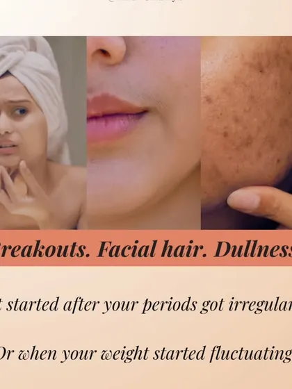 Breakouts, facial hair, dullness. Maybe it started when your periods got irregular or your weight started fluctuating. These are often signs of hormonal changes that we can help manage.