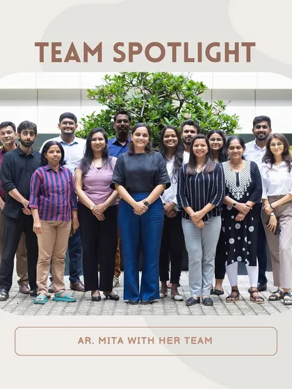 Senior Associate Mita Patel with her talented team. Mita's leadership on complex, award-winning projects is backed by 24 years of experience across a diverse range of sectors.