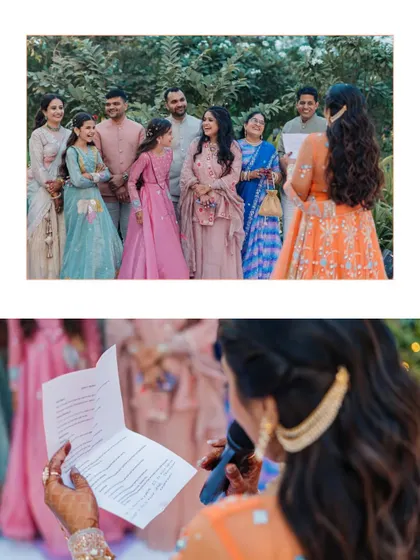 A heartfelt moment as the bride gives a speech to her new family. It's these personal, emotional moments that I love to capture, showing the joining of hearts.