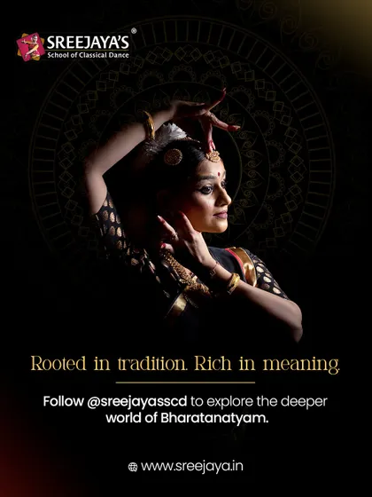 Rooted in tradition and rich in meaning. Follow us to explore the deeper world of Bharatanatyam.