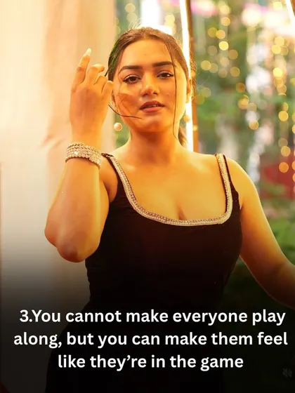 My third learning: You cannot make everyone play along, but you can make them feel like they're in the game. Inclusivity is key to a successful interactive event.