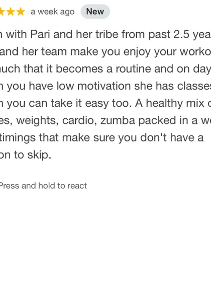 A member of 2.5 years shares how our mix of Pilates, weights, cardio, and Zumba makes fitness an enjoyable routine. Even on low-motivation days, there are classes to help you take it easy and stay on track.