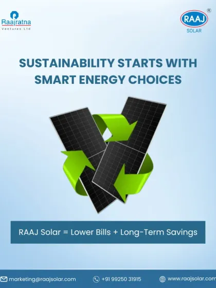 Sustainability starts with smart energy choices. Choosing our solar solutions means choosing lower bills and long-term savings, a simple equation for a financially and environmentally sound future.