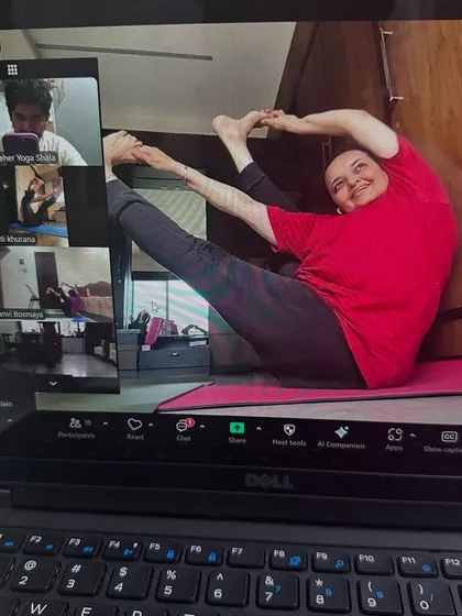 A smile of achievement from a student in our online class. Progress is not about perfection, but about the joy in the journey.