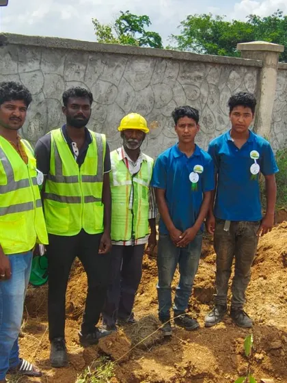 A group shot of our team, committed to delivering exceptional quality and service in every landscaping project.