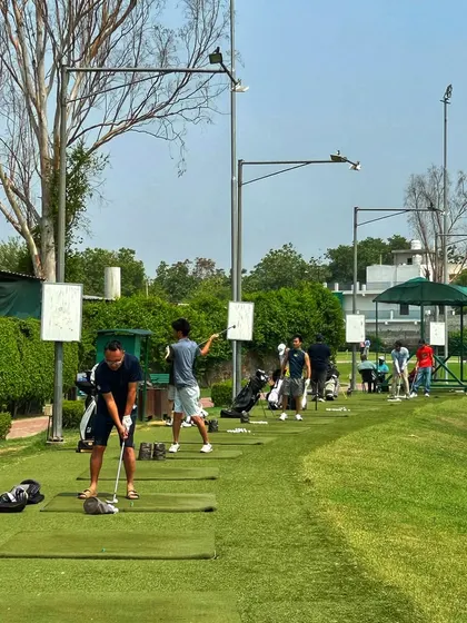 Golfers of different skill levels practice together, reinforcing our "golf is for everyone" philosophy.