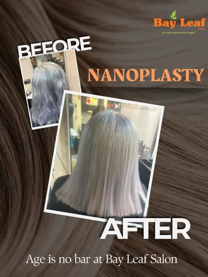 Age is no bar to beautiful hair. This Nanoplasty before-and-after shows how we can transform frizzy and damaged hair into a smooth and shiny style for anyone.