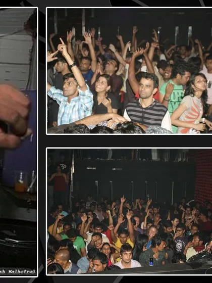 Hands in the air at Fuga. These photos are a testament to the timeless connection between a DJ and the crowd.