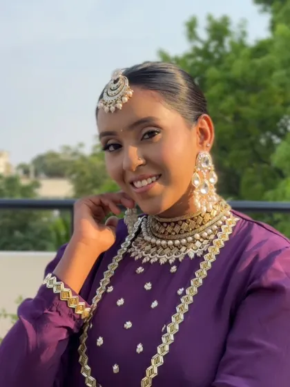 More examples from my portfolio of glamorous ethnic and festive makeup, showcasing a variety of styles, color palettes, and complete looks for different celebrations.