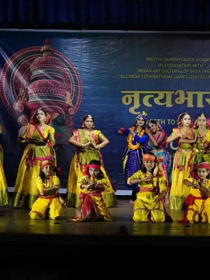 Extensive photo series from our production "Prema Vinod," presented at the Nrutyabharat national contest, highlighting the storytelling of Krishna and the Gopis.
