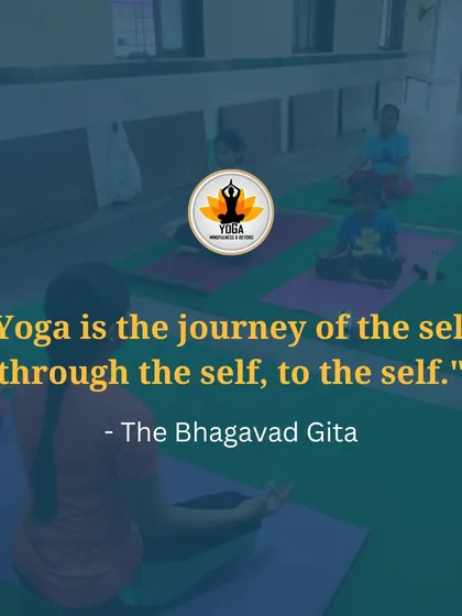 "Yoga is the journey of the self, through the self, to the self." This profound quote from The Bhagavad Gita is something I share with students of all ages, including the children in my classes, to inspire their inner journey.