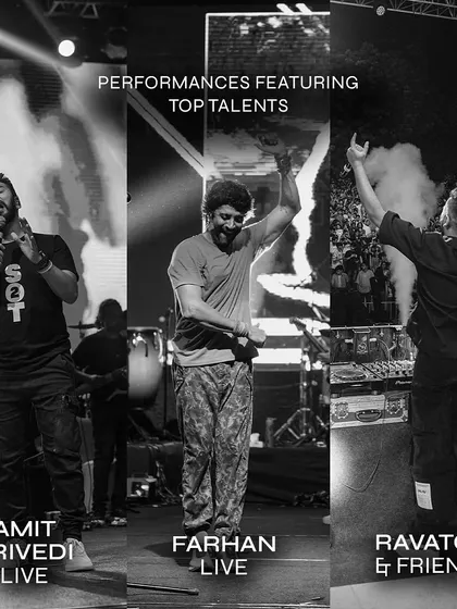 The top talents of Rendezvous X, featuring Amit Trivedi, Farhan Live, and Ravator & Friends.