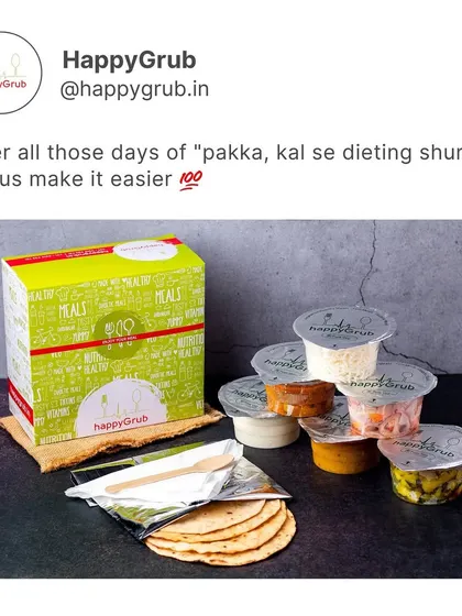 After all those days of "pakka, kal se dieting shuru," let us make it easier for you. Our pre-portioned, healthy meals are the perfect way to start today.