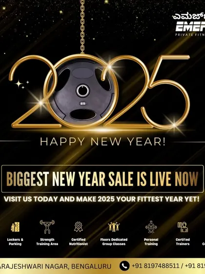 The biggest New Year sale is live now. Make 2025 your fittest year yet with access to all our facilities, from showers and lockers to personal training and body analysis.