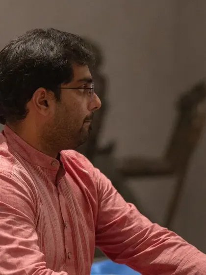 A portrait from a musical event organized by Ekatvam Music. Music is life's sweet refrain, a way to express the echoes of joy, love, and pain that we all feel.