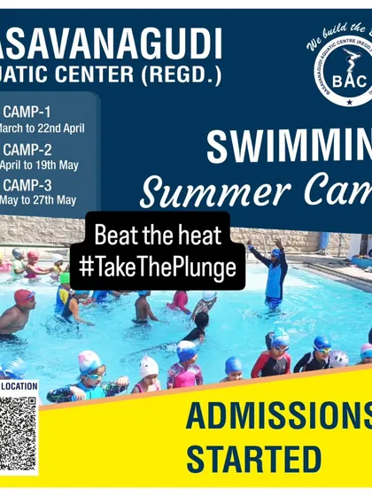 Beat the heat and learn a vital life skill at our popular Summer Camps. We offer structured batches for all age groups, making it the perfect way to dive into swimming. Admissions are now open.