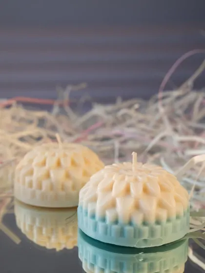 Transforming your space into a sanctuary with our exquisite flower-shaped candles.
