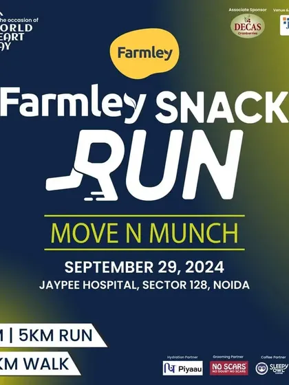 A look at the swag bag for the Farmley Snack Run, giving runners a preview of the goodies they'll receive on race day.
