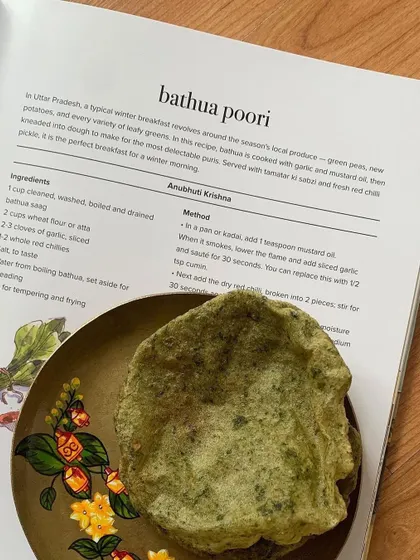 A contributor shares her pride in getting the humble Bathua Poori from her homeland featured in our beautiful book.