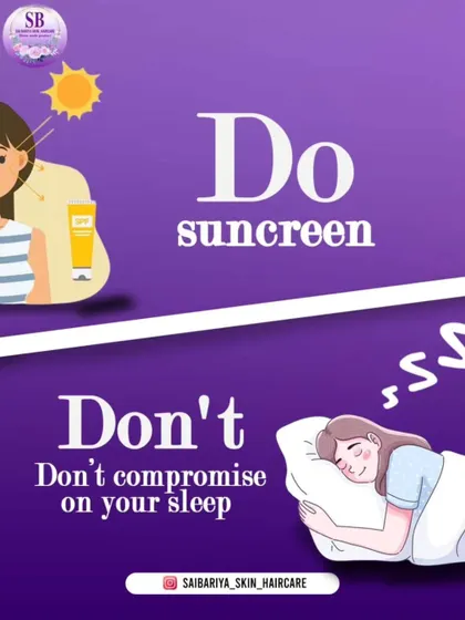 Sunscreen is not just for summer. It's a year-round necessity to protect your skin. Also, never underestimate the power of a good night's sleep for skin health.