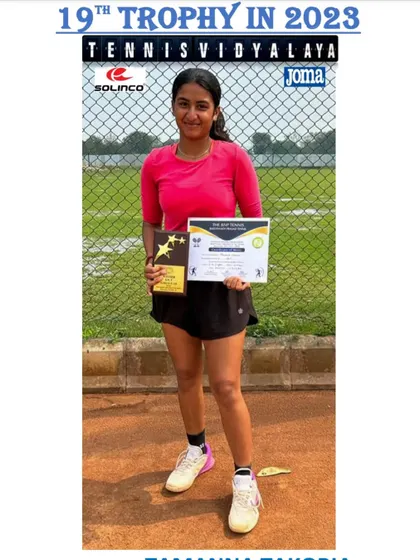 A superb effort from Tamanna, winning the U-18 All India Championship Series in Delhi.